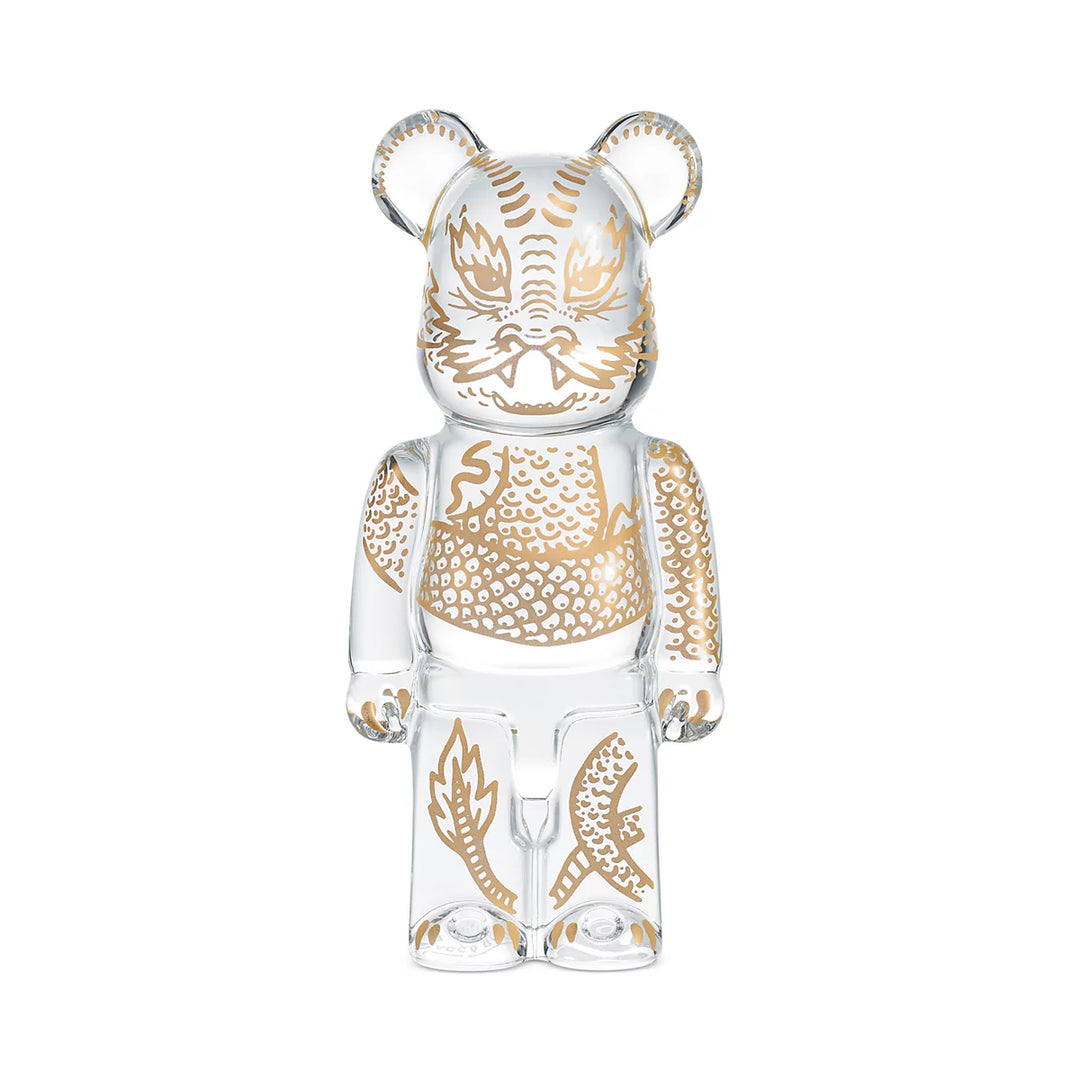 Be@rbrick Dragon Limited Edition Figurine, Clear/Gold – Zieben Mare