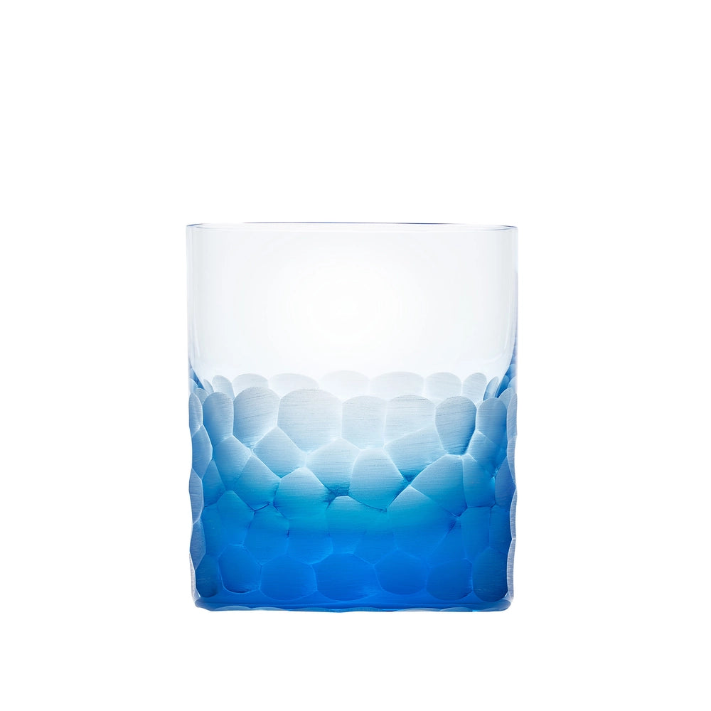 Moser Whiskey Set Pebble Tumblers - Aquamarine