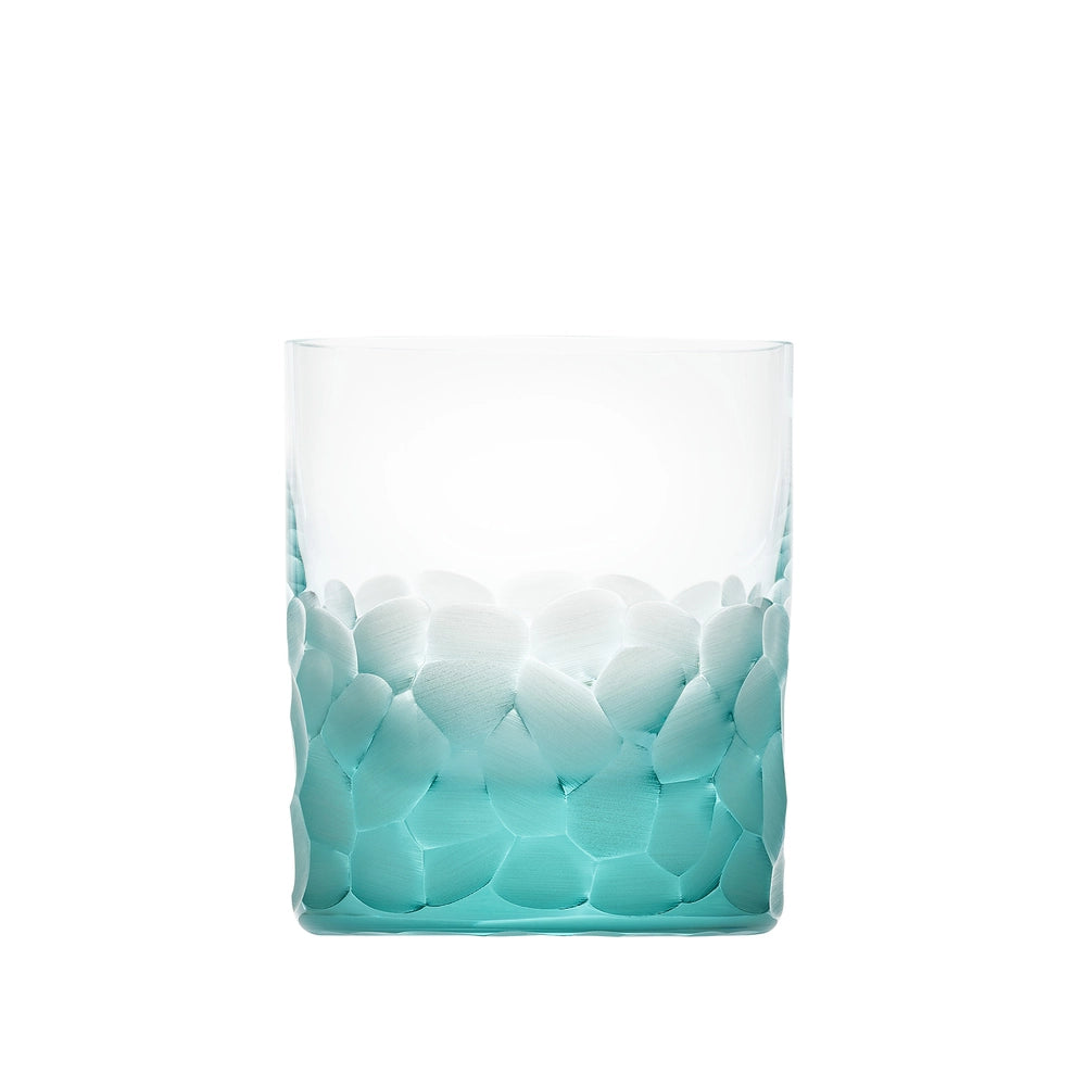 Moser Whiskey Set Pebble Tumblers - Beryl