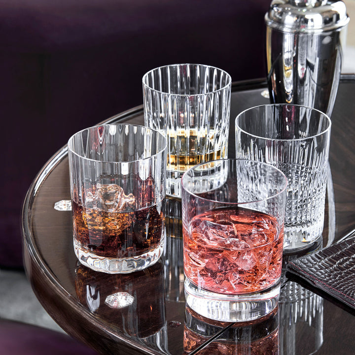 baccarat オーナメント4点セット Exquisite Baccarat Whiskey Stones Gift Set - 8 Steel Stones