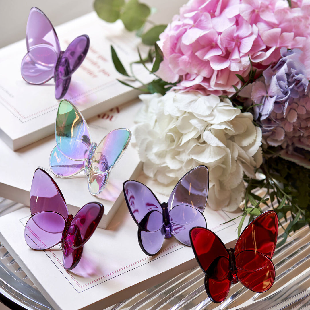 Baccarat ラッキーバタフライ　ピオニー Papillon Lucky Butterfly, Peony – Zieben Mare