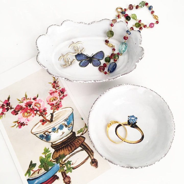 John Derian Dark Blue Butterfly Dish – Zieben Mare